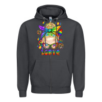 Smoke LGBTQ+ Messy Bun With Snacks Zipper Hoodie - BundleAndBundleShop