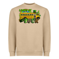 Mushroom Loads of luck School bus Heavyweight Sweatshirt - CowGirlArtShop