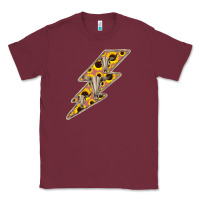 Burgundy Sunflower and Skull Lightning Classic Tee - Bettercallsaul