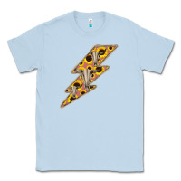 Dusty Blue Sunflower and Skull Lightning Classic Tee - Bettercallsaul