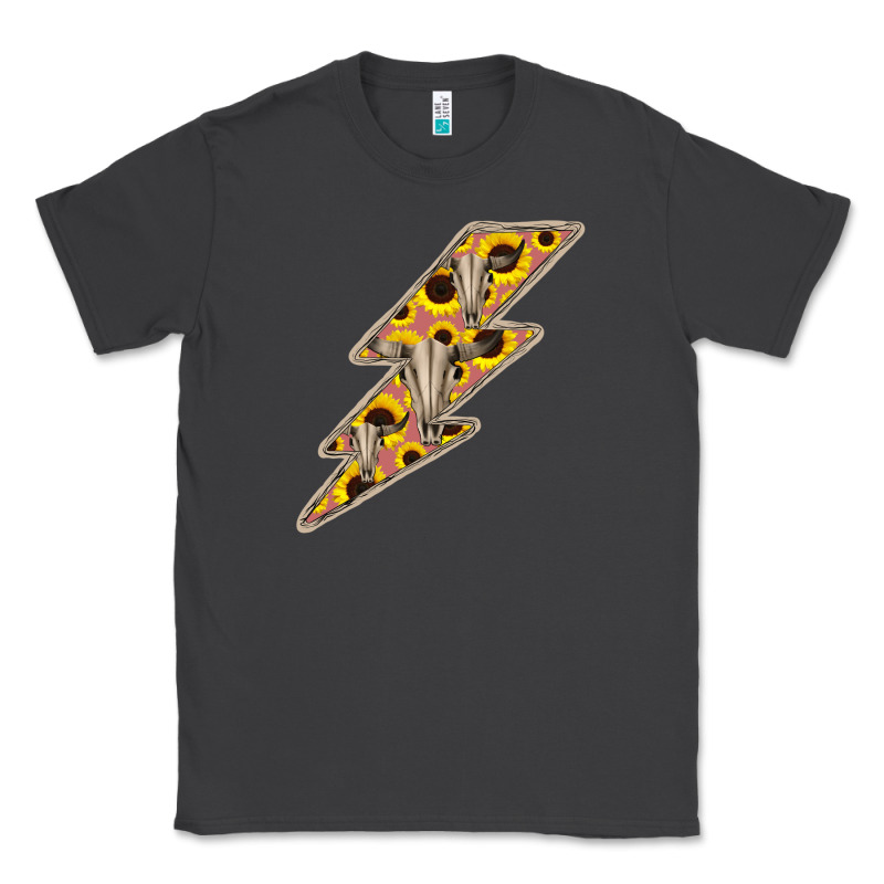 Sunflower And Skull Lightning Classic Tee by Bettercallsaul | Teevron
