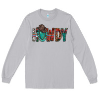 Moon Dust Western Howdy Gemstone Cowboy Hat Long Sleeve Tee - HowdyJamesFarm