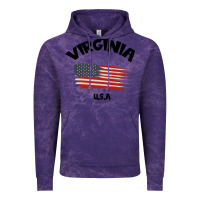 Cloud Purple VIRGINIA U.S.A Vintage Hoodie - Bettercallsaul