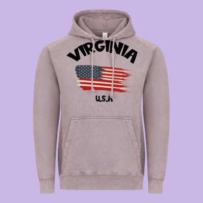 Virginia U.s.a Vintage Hoodie Designed By Bettercallsaul