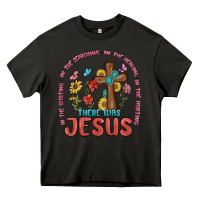 Asphalt in the waiting there was jesus Heavy Core Tee - MaliasSmallBusiness