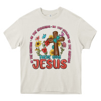 Cream in the waiting there was jesus Heavy Core Tee - MaliasSmallBusiness