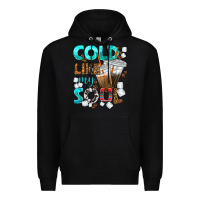Black cold like my soul coffee cups bbs Premium Hoodie - BundleAndBundleShop