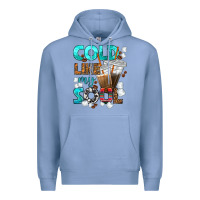 Colony Blue cold like my soul coffee cups bbs Premium Hoodie - BundleAndBundleShop