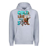 Heather Grey cold like my soul coffee cups bbs Premium Hoodie - BundleAndBundleShop
