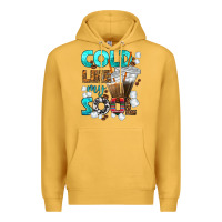 Mustard cold like my soul coffee cups bbs Premium Hoodie - BundleAndBundleShop