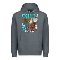 Rock cold like my soul coffee cups bbs Premium Hoodie - BundleAndBundleShop