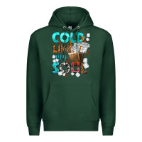 Sports Green cold like my soul coffee cups bbs Premium Hoodie - BundleAndBundleShop