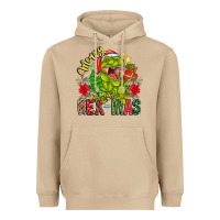 Mushroom Merry Rexmas Heavyweight Hoodie - CowhideDigitalArt