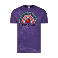 Cloud Purple first grade rainbow Vintage Tee - RanaPortraitStore