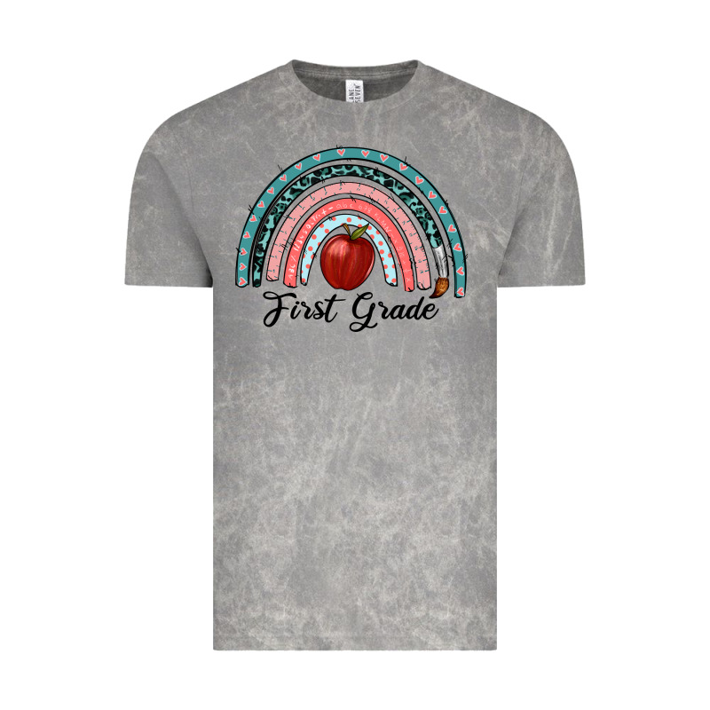 First Grade Rainbow Vintage Tee by RanaPortraitStore | Teevron