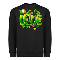 Black Love St. Patrick's Day Heavyweight Sweatshirt - HowdyJamesFarm