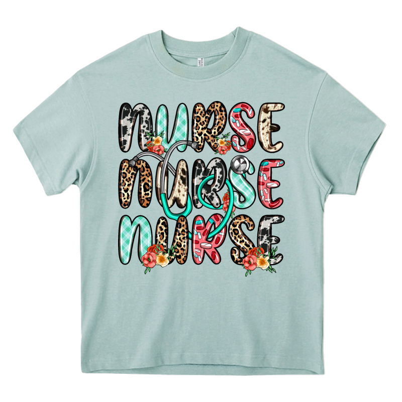 Nurse Nurse Nurse Heavy Core Tee by NancyCooperArtShop | Teevron