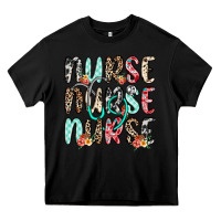 Black nurse nurse nurse Heavy Core Tee - NancyCooperArtShop