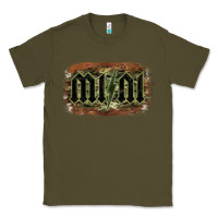 Army Green Camouflage Patterned Mini Tried Classic Tee - Bettercallsaul