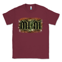 Burgundy Camouflage Patterned Mini Tried Classic Tee - Bettercallsaul