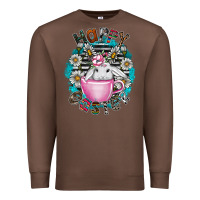 Chestnut Happy Easter Premium Sweatshirt - CowhideDigitalArt