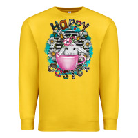 Lemon Happy Easter Premium Sweatshirt - CowhideDigitalArt