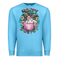 Ocean Blue Happy Easter Premium Sweatshirt - CowhideDigitalArt
