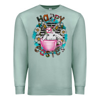 Seafoam Happy Easter Premium Sweatshirt - CowhideDigitalArt