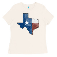 Bone Texas Watercolor Map Ladies Tee - Jasminsmagicworld