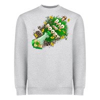 Heather Grey Bad and boozy Heavyweight Sweatshirt - CowGirlArtShop