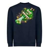 Navy Bad and boozy Heavyweight Sweatshirt - CowGirlArtShop
