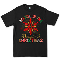 Black believe in the magic of christmas Premium Tee - MaliasSmallBusiness