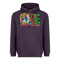 Plum Love Came Down Heavyweight Hoodie - CowhideDigitalArt