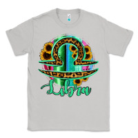 Moon Dust Libra Zodiac Sign Sunflower Leopard Serape Classic Tee - RanaPortraitStore