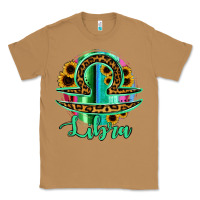Toasted Coconut Libra Zodiac Sign Sunflower Leopard Serape Classic Tee - RanaPortraitStore