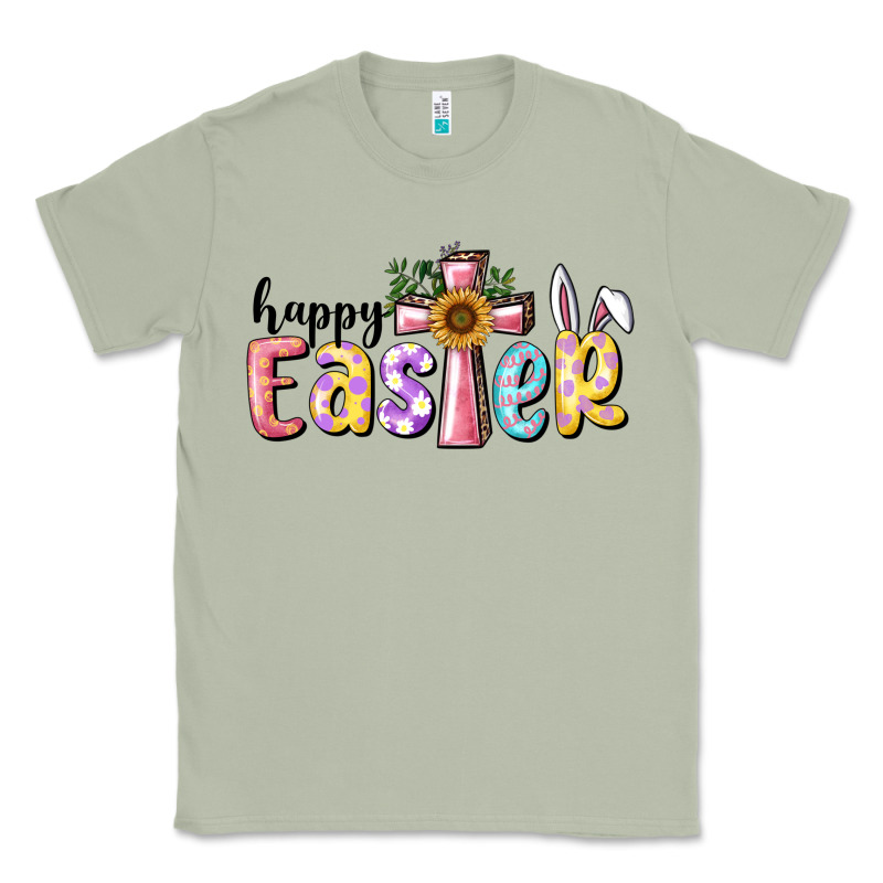 Happy Easter With Cross Classic Tee by RanaPortraitStore | Teevron