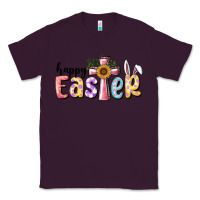 Plum Happy Easter With Cross Classic Tee - RanaPortraitStore