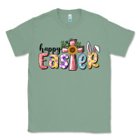 Sage Happy Easter With Cross Classic Tee - RanaPortraitStore