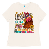 Bone i may look calm but in my head i pecked you three Ladies Tee - NancyCooperArtShop