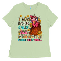 I May Look Calm But In My Head I Pecked You Three Ladies Tee | Teevron