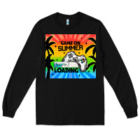 Black game on summer loading Long Sleeve Tee - TumblerDesignByShophia