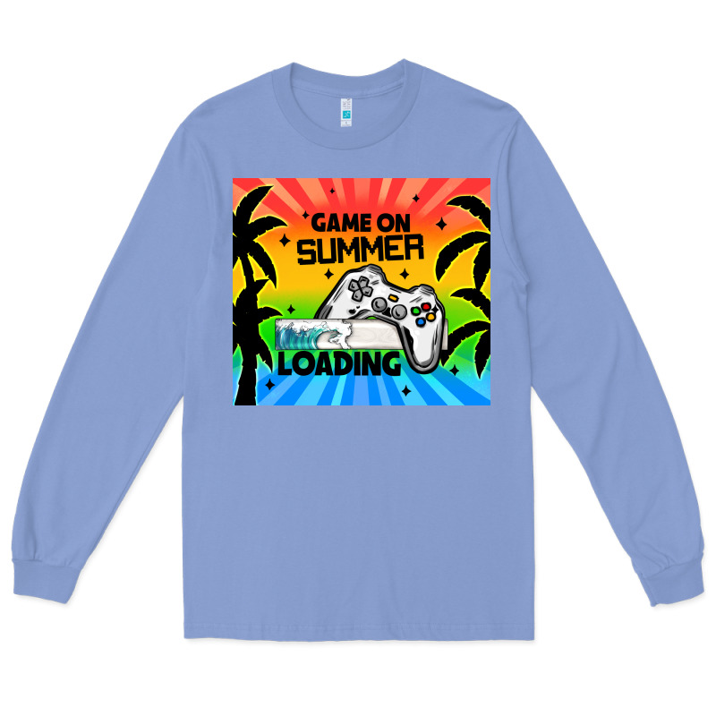 Game On Summer Loading Long Sleeve Tee by TumblerDesignByShophia | Teevron