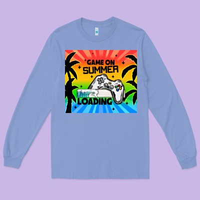Game On Summer Loading Long Sleeve Tee Designed By Tumblerdesignbyshophia