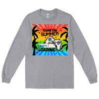 Heather Grey game on summer loading Long Sleeve Tee - TumblerDesignByShophia