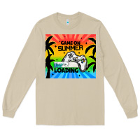 Mushroom game on summer loading Long Sleeve Tee - TumblerDesignByShophia