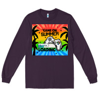 Plum game on summer loading Long Sleeve Tee - TumblerDesignByShophia