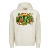 Oatmeal Heather lucky nurse  St. Patricks Day Premium Hoodie - FaDigitalArtStudio