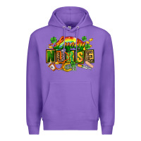 Purple lucky nurse  St. Patricks Day Premium Hoodie - FaDigitalArtStudio