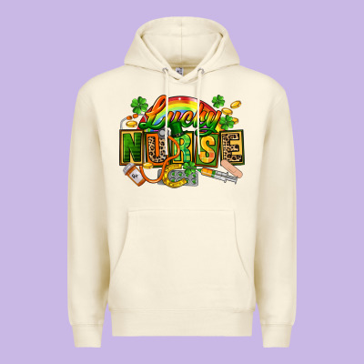 Lucky Nurse  St. Patricks Day Premium Hoodie Designed By Fadigitalartstudio