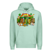 Seafoam lucky nurse  St. Patricks Day Premium Hoodie - FaDigitalArtStudio